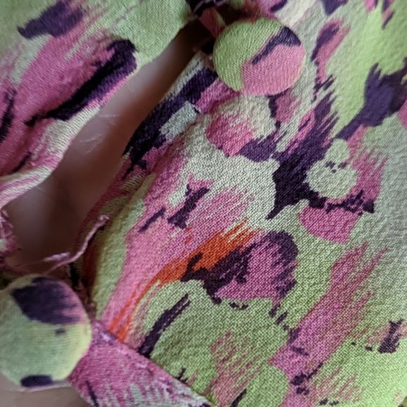 Summery silk blouse (XS/S) - Picture 5 of 5